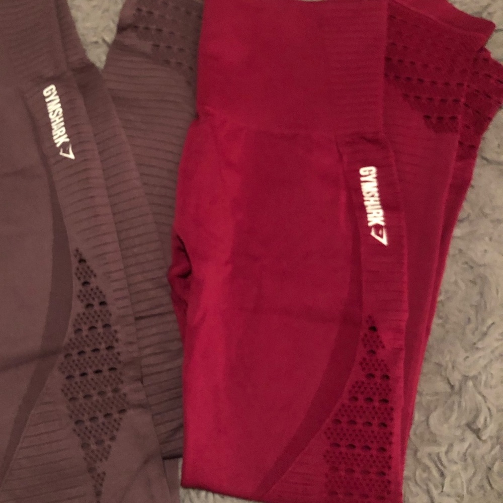 Beet red only gym shark high waist as M